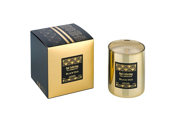 Oud Collection свеча Black Oud golden 330г